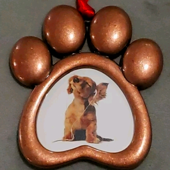 Nwt! Pet frame Ornament Gold/Bronze/Silver - Picture 5 of 6